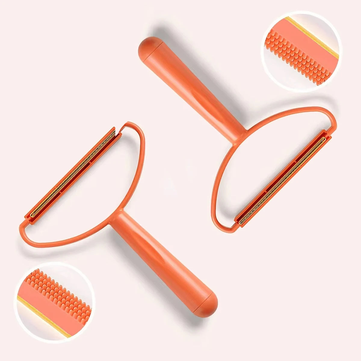 Portable Hair Remover Reusable Double-Sided Scraper Used for Cleaning Pet Hair and Dust in Clothes Furniture and Carpets