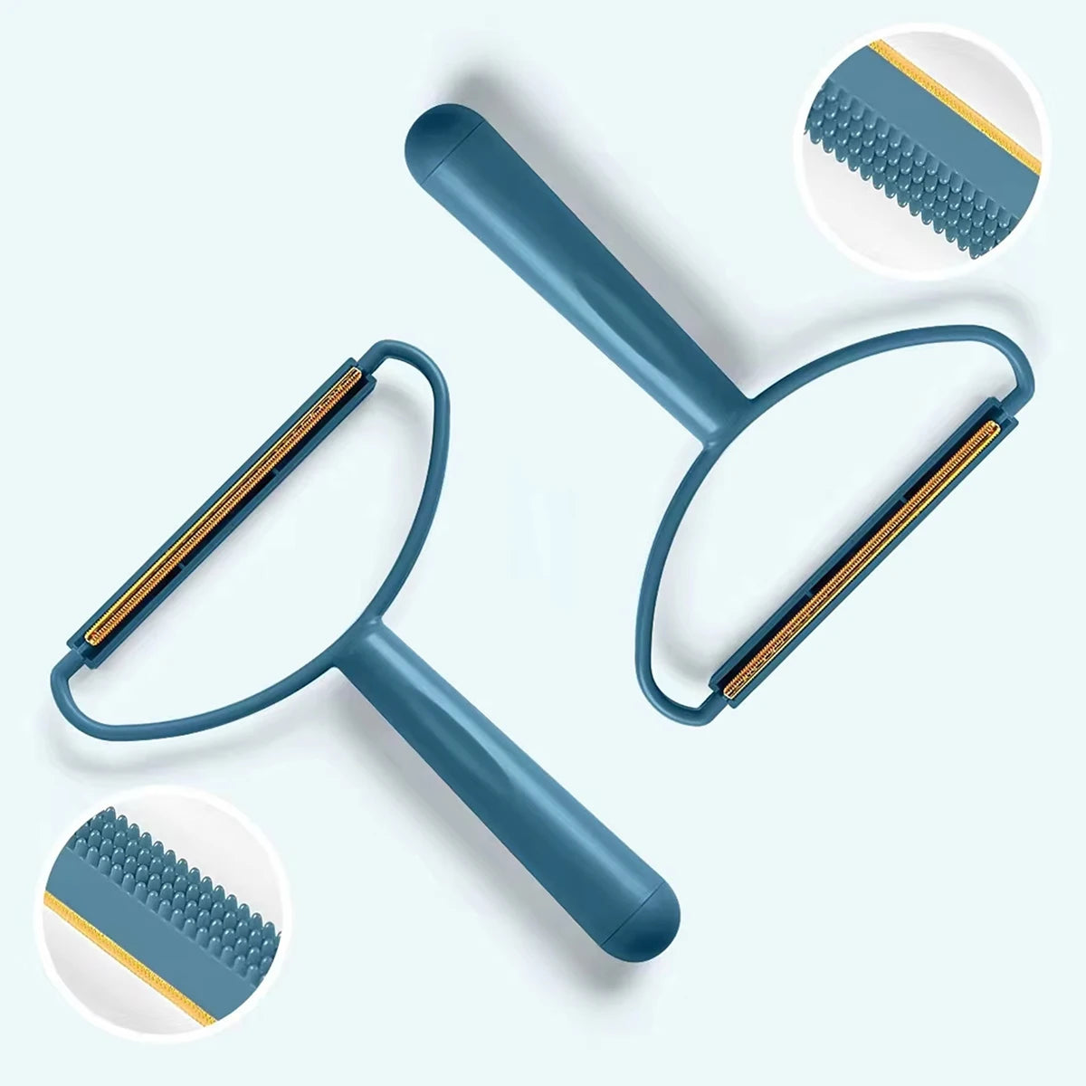 Portable Hair Remover Reusable Double-Sided Scraper Used for Cleaning Pet Hair and Dust in Clothes Furniture and Carpets